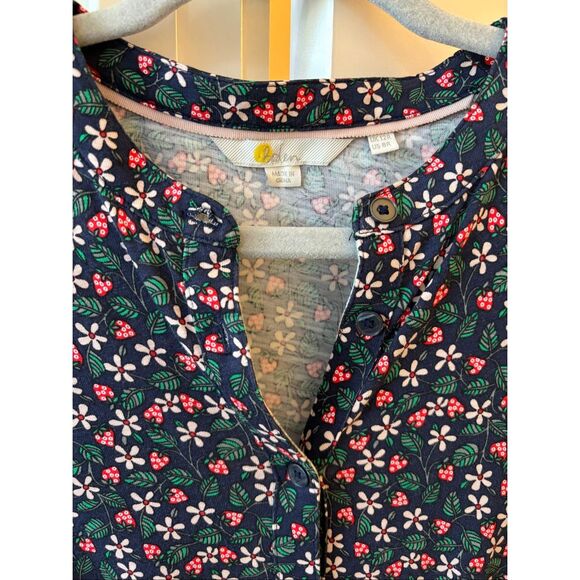 NWOT BODEN Smocked Jersey Shirt Dress, $128 Sz 8 E18 - Picture 8 of 12